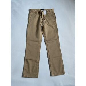 The Children's Place Chino Pants Boys Uniform Khaki adjustable Waist Size 8